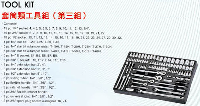 起子鉗類工具組