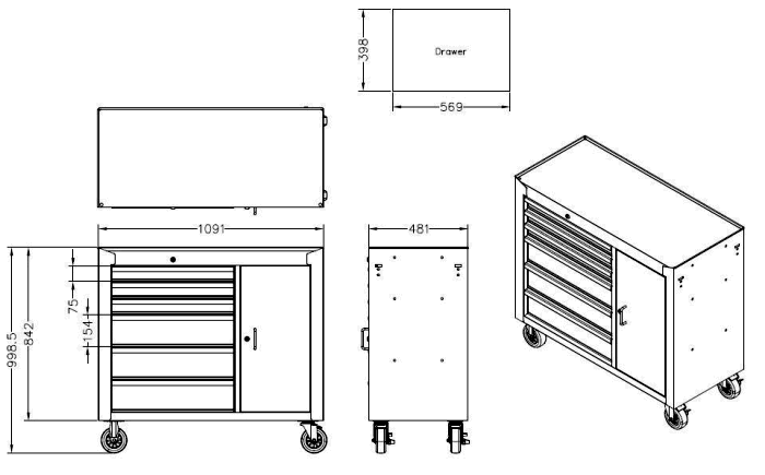 美式大型工具車 SP-6142